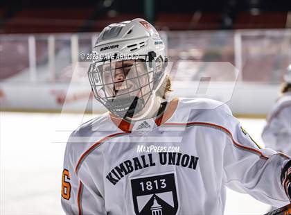 Thumbnail 2 in Governor's Academy vs. Kimball Union Academy (Scrimmage - Frozen Fenway) photogallery.