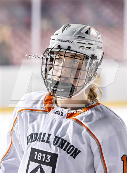 Thumbnail 3 in Governor's Academy vs. Kimball Union Academy (Scrimmage - Frozen Fenway) photogallery.