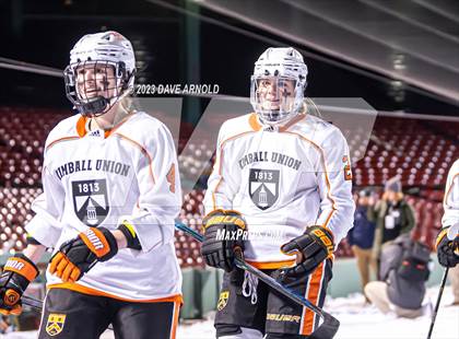Thumbnail 1 in Governor's Academy vs. Kimball Union Academy (Scrimmage - Frozen Fenway) photogallery.