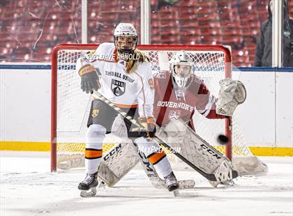 Thumbnail 3 in Governor's Academy vs. Kimball Union Academy (Scrimmage - Frozen Fenway) photogallery.