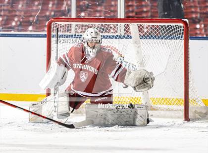 Thumbnail 3 in Governor's Academy vs. Kimball Union Academy (Scrimmage - Frozen Fenway) photogallery.