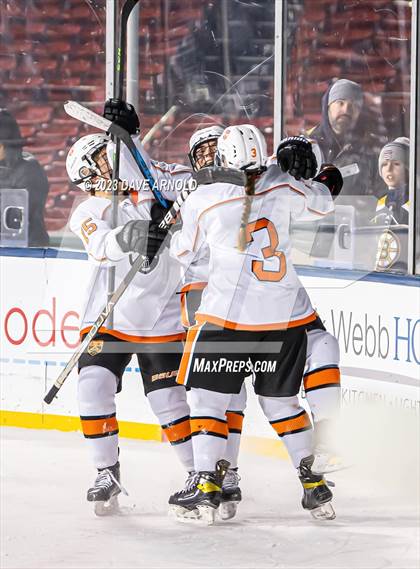 Thumbnail 1 in Governor's Academy vs. Kimball Union Academy (Scrimmage - Frozen Fenway) photogallery.