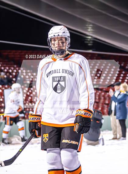 Thumbnail 3 in Governor's Academy vs. Kimball Union Academy (Scrimmage - Frozen Fenway) photogallery.
