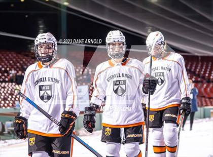 Thumbnail 1 in Governor's Academy vs. Kimball Union Academy (Scrimmage - Frozen Fenway) photogallery.