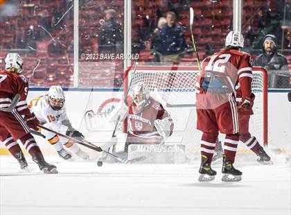 Thumbnail 2 in Governor's Academy vs. Kimball Union Academy (Scrimmage - Frozen Fenway) photogallery.