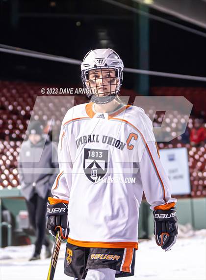Thumbnail 2 in Governor's Academy vs. Kimball Union Academy (Scrimmage - Frozen Fenway) photogallery.