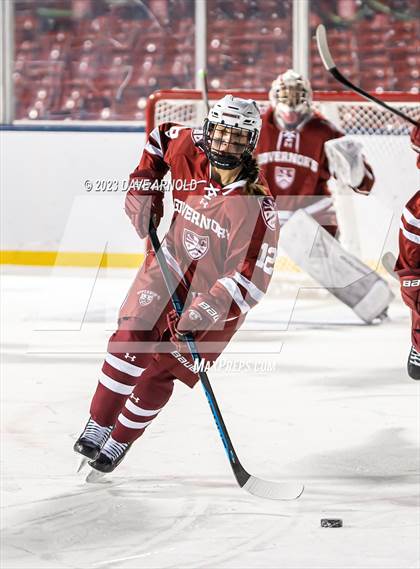 Thumbnail 2 in Governor's Academy vs. Kimball Union Academy (Scrimmage - Frozen Fenway) photogallery.