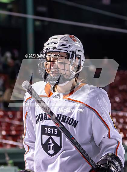 Thumbnail 2 in Governor's Academy vs. Kimball Union Academy (Scrimmage - Frozen Fenway) photogallery.