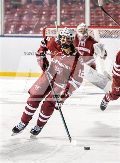 Thumbnail 1 in Governor's Academy vs. Kimball Union Academy (Scrimmage - Frozen Fenway) photogallery.
