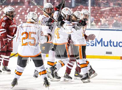 Thumbnail 2 in Governor's Academy vs. Kimball Union Academy (Scrimmage - Frozen Fenway) photogallery.
