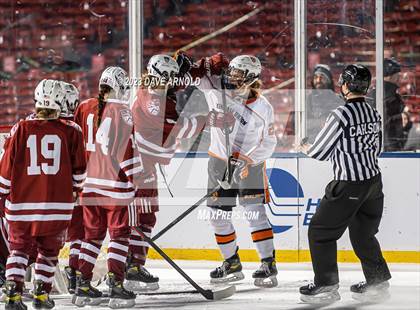 Thumbnail 2 in Governor's Academy vs. Kimball Union Academy (Scrimmage - Frozen Fenway) photogallery.