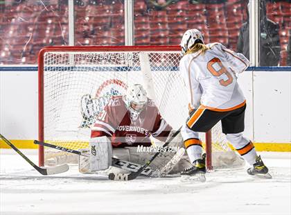 Thumbnail 2 in Governor's Academy vs. Kimball Union Academy (Scrimmage - Frozen Fenway) photogallery.