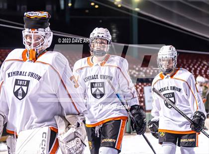Thumbnail 3 in Governor's Academy vs. Kimball Union Academy (Scrimmage - Frozen Fenway) photogallery.