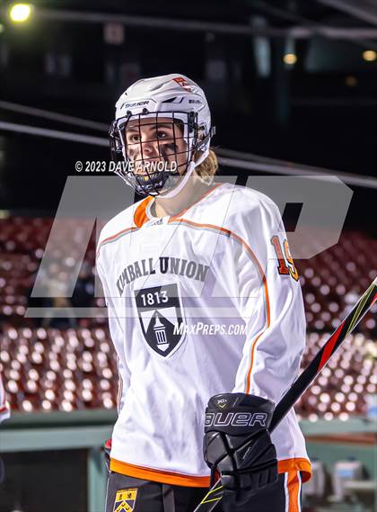 Thumbnail 2 in Governor's Academy vs. Kimball Union Academy (Scrimmage - Frozen Fenway) photogallery.