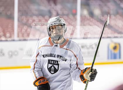 Thumbnail 2 in Governor's Academy vs. Kimball Union Academy (Scrimmage - Frozen Fenway) photogallery.