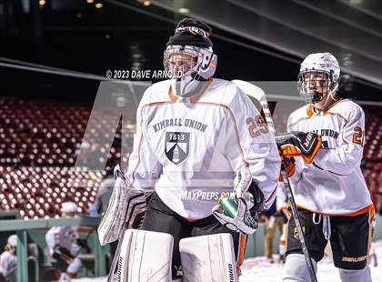 Thumbnail 2 in Governor's Academy vs. Kimball Union Academy (Scrimmage - Frozen Fenway) photogallery.