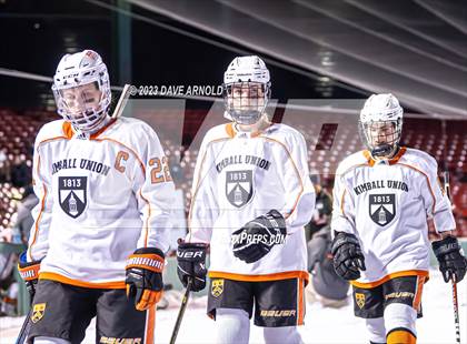Thumbnail 2 in Governor's Academy vs. Kimball Union Academy (Scrimmage - Frozen Fenway) photogallery.
