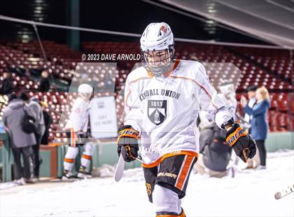 Thumbnail 2 in Governor's Academy vs. Kimball Union Academy (Scrimmage - Frozen Fenway) photogallery.