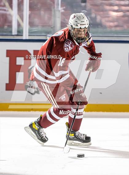 Thumbnail 3 in Governor's Academy vs. Kimball Union Academy (Scrimmage - Frozen Fenway) photogallery.