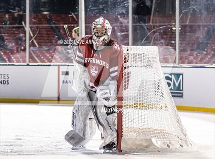 Thumbnail 3 in Governor's Academy vs. Kimball Union Academy (Scrimmage - Frozen Fenway) photogallery.