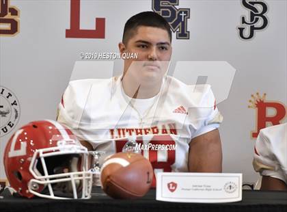 Thumbnail 1 in Trinity League Media Day - Orange Lutheran photogallery.