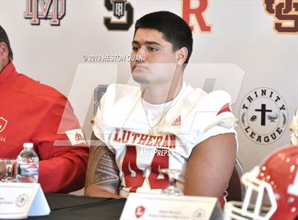 Thumbnail 1 in Trinity League Media Day - Orange Lutheran photogallery.