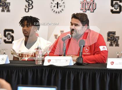 Thumbnail 2 in Trinity League Media Day - Orange Lutheran photogallery.