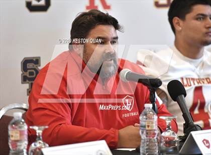 Thumbnail 2 in Trinity League Media Day - Orange Lutheran photogallery.