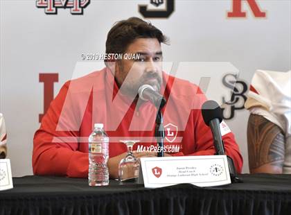Thumbnail 1 in Trinity League Media Day - Orange Lutheran photogallery.