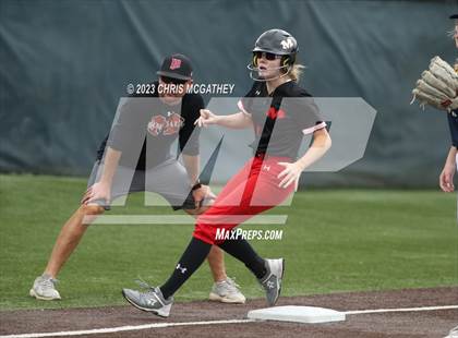 Thumbnail 3 in Arlington Martin @ Highland Park (UIL 6A Softball Region II B-District) photogallery.