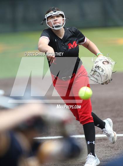 Thumbnail 2 in Arlington Martin @ Highland Park (UIL 6A Softball Region II B-District) photogallery.