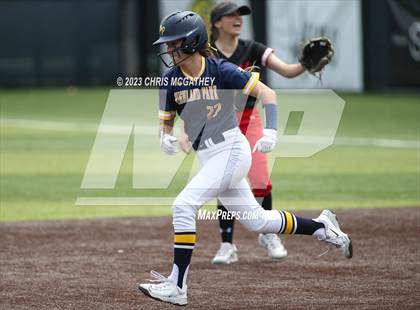 Thumbnail 2 in Arlington Martin @ Highland Park (UIL 6A Softball Region II B-District) photogallery.