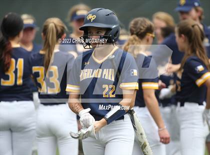 Thumbnail 3 in Arlington Martin @ Highland Park (UIL 6A Softball Region II B-District) photogallery.