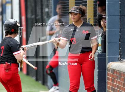 Thumbnail 2 in Arlington Martin @ Highland Park (UIL 6A Softball Region II B-District) photogallery.