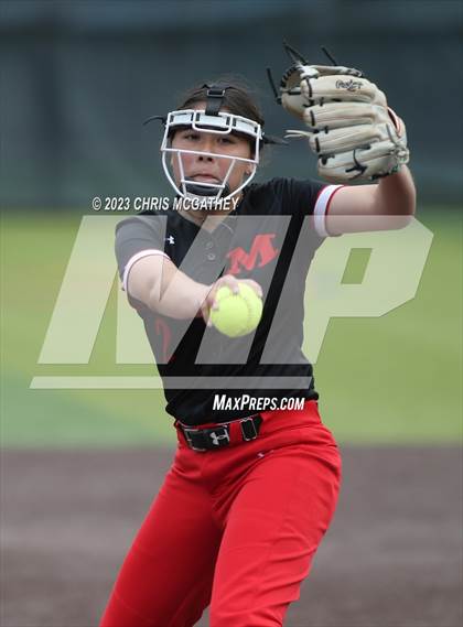 Thumbnail 2 in Arlington Martin @ Highland Park (UIL 6A Softball Region II B-District) photogallery.