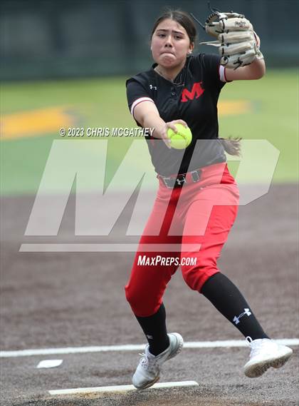 Thumbnail 1 in Arlington Martin @ Highland Park (UIL 6A Softball Region II B-District) photogallery.
