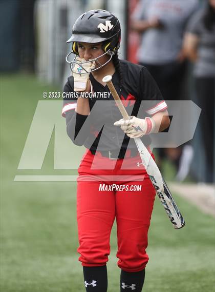 Thumbnail 3 in Arlington Martin @ Highland Park (UIL 6A Softball Region II B-District) photogallery.
