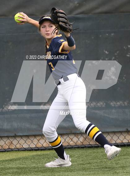 Thumbnail 1 in Arlington Martin @ Highland Park (UIL 6A Softball Region II B-District) photogallery.