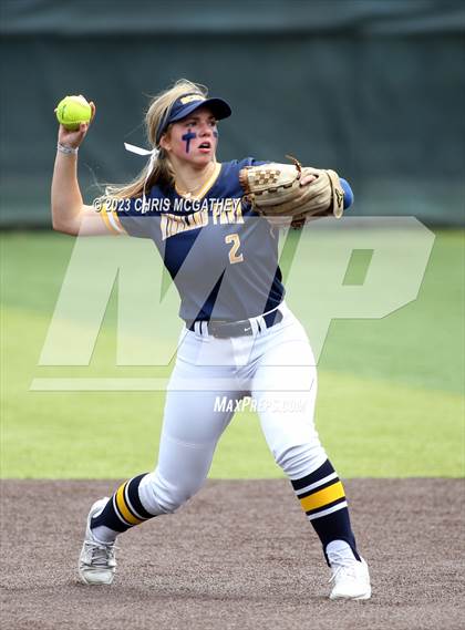 Thumbnail 1 in Arlington Martin @ Highland Park (UIL 6A Softball Region II B-District) photogallery.