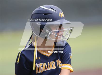 Thumbnail 2 in Arlington Martin @ Highland Park (UIL 6A Softball Region II B-District) photogallery.