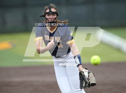 Thumbnail 2 in Arlington Martin @ Highland Park (UIL 6A Softball Region II B-District) photogallery.