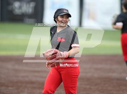 Thumbnail 2 in Arlington Martin @ Highland Park (UIL 6A Softball Region II B-District) photogallery.