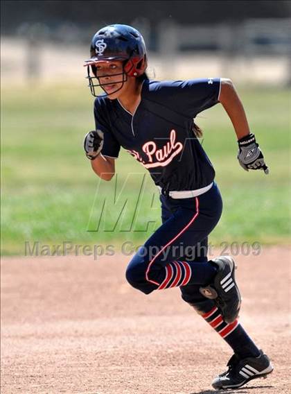 Thumbnail 1 in St. Paul vs. Poly (Savanna Tournament) photogallery.