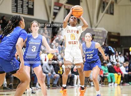 Thumbnail 1 in Episcopal @ Clovis West (Nike Central Valley Showdown) photogallery.