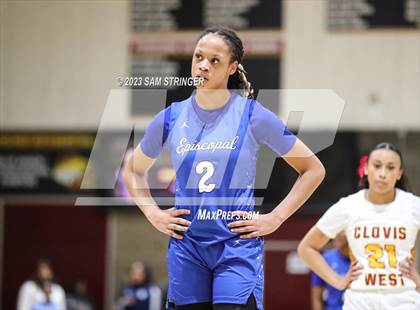 Thumbnail 3 in Episcopal @ Clovis West (Nike Central Valley Showdown) photogallery.