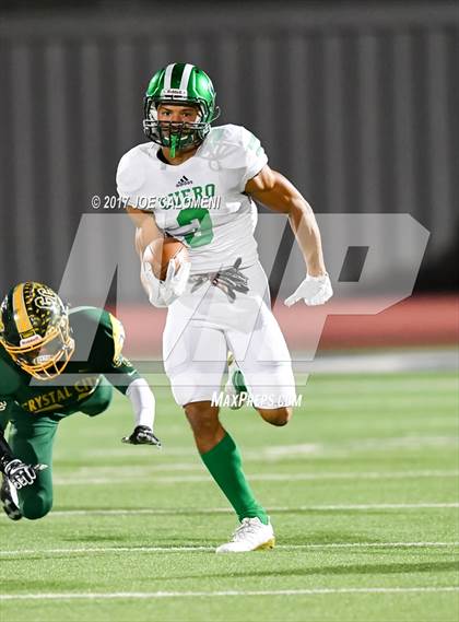 Thumbnail 3 in Cuero Vs Crystal City (Class 4A Div 2 Second Round) photogallery.
