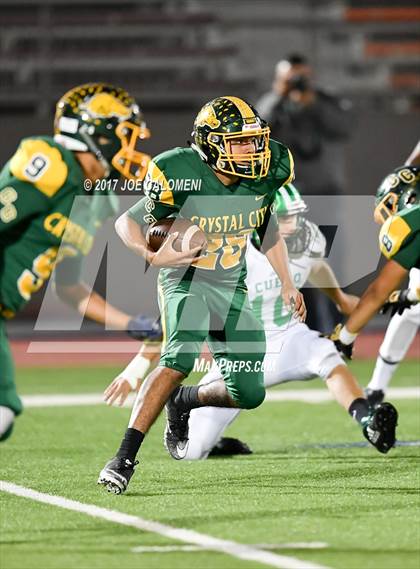 Thumbnail 3 in Cuero Vs Crystal City (Class 4A Div 2 Second Round) photogallery.