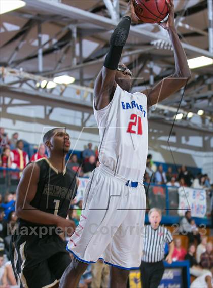 Thumbnail 3 in Millington Central vs Bartlett photogallery.