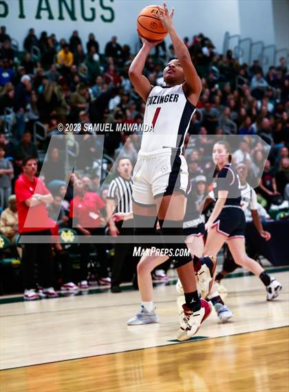 Thumbnail 2 in Brentwood School vs Leuzinger (CIF SS Division 2A Championship) photogallery.