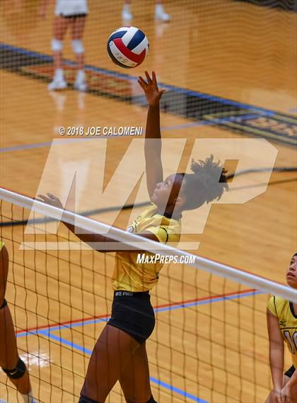 Thumbnail 1 in Brennan vs Roosevelt [Theodore] (NEISD Volleyball Tournament) photogallery.